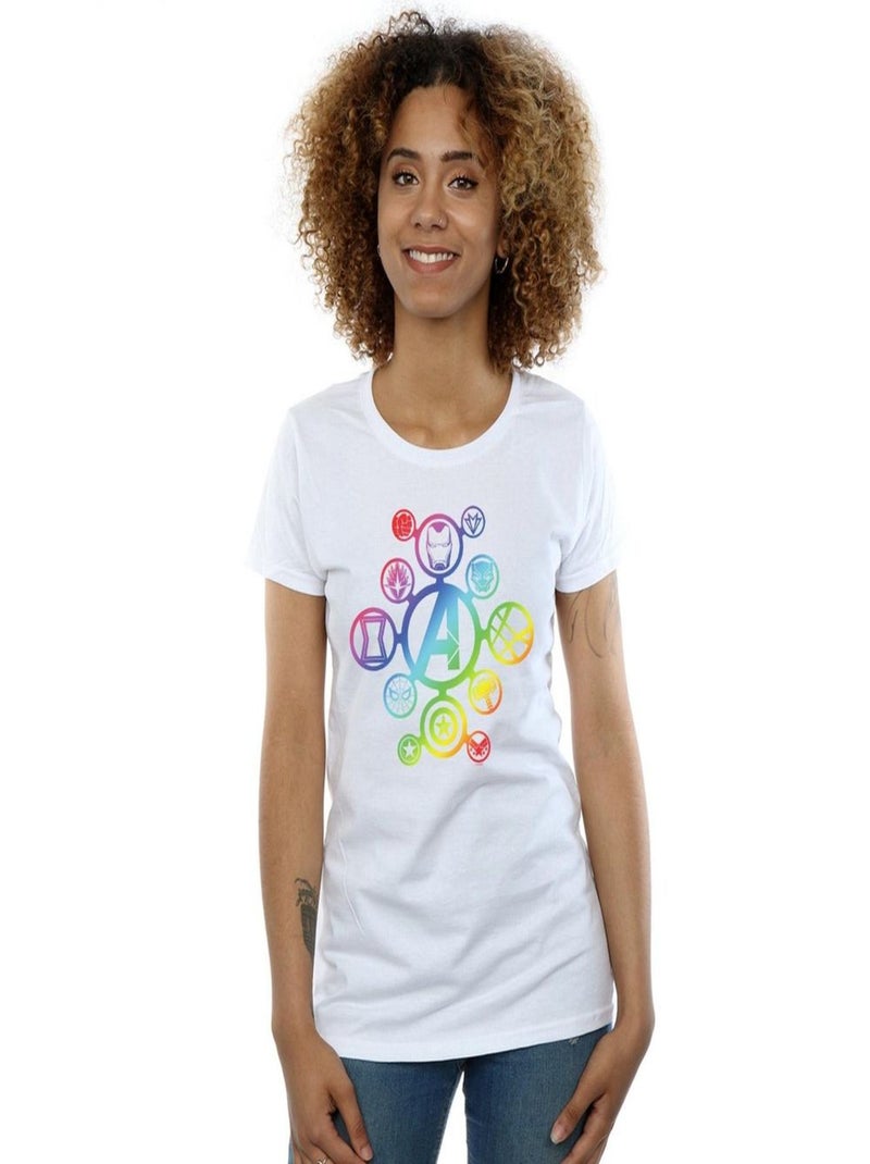 Marvel - T-shirt AVENGERS INFINITY WAR Blanc - Kiabi