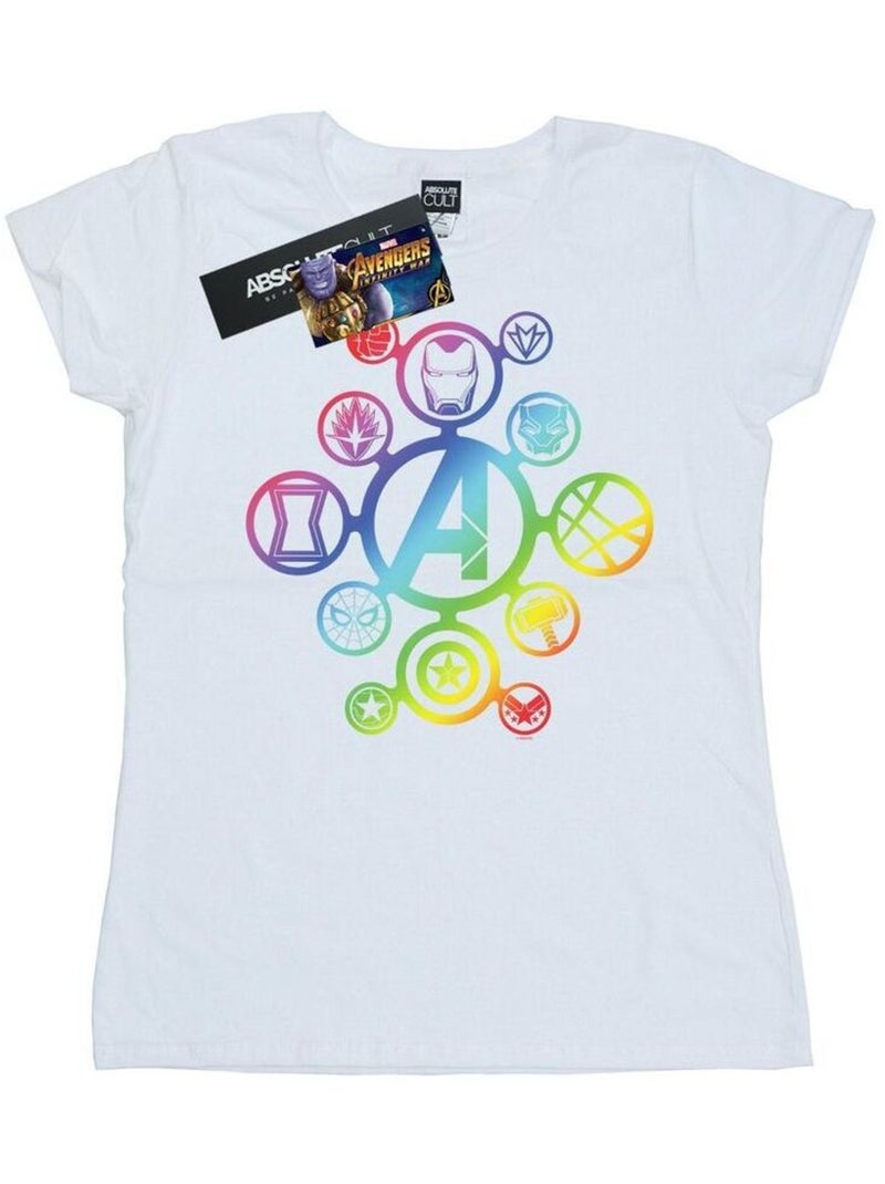 Marvel - T-shirt Avengers: Infinity War Blanc - Kiabi