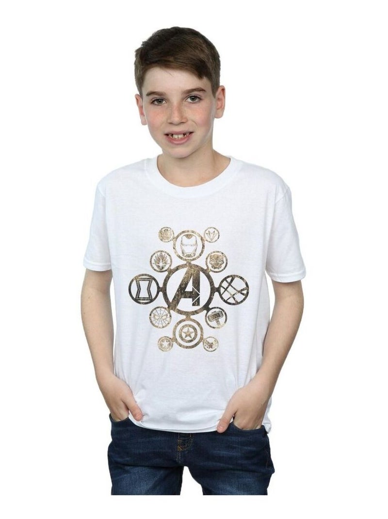 Marvel - T-shirt AVENGERS INFINITY WAR Blanc - Kiabi