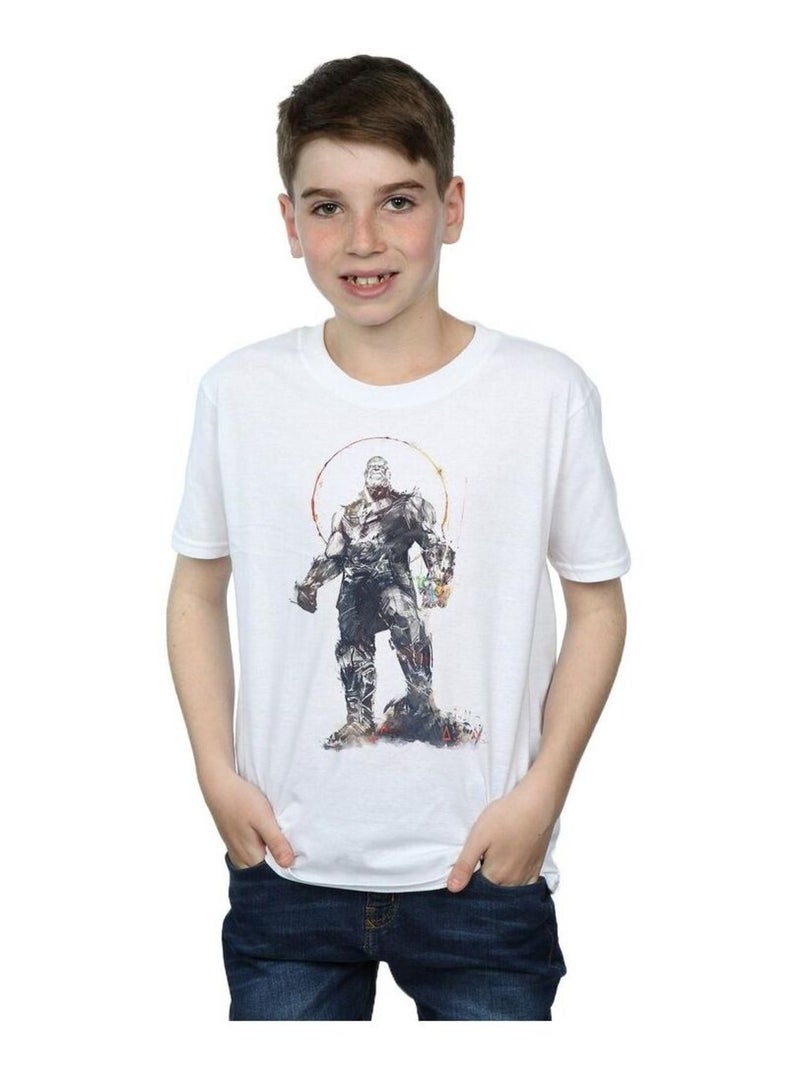 Marvel - T-shirt AVENGERS INFINITY WAR Blanc - Kiabi