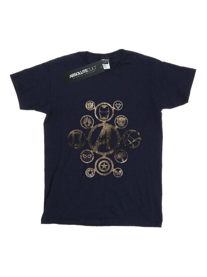 Marvel - T-shirt AVENGERS INFINITY WAR Bleu marine - Kiabi