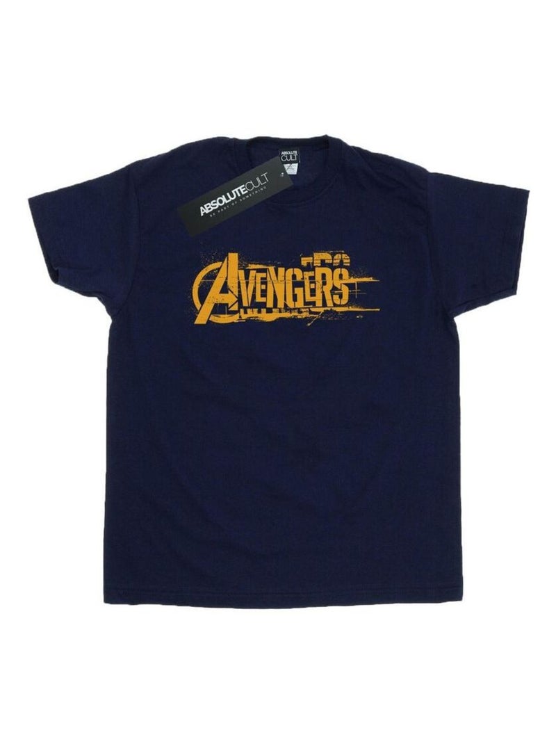 Marvel - T-shirt AVENGERS INFINITY WAR Bleu marine - Kiabi