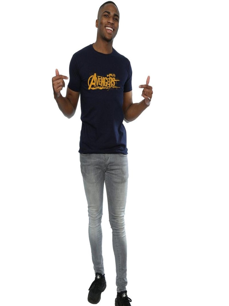 Marvel - T-shirt AVENGERS INFINITY WAR Bleu marine - Kiabi