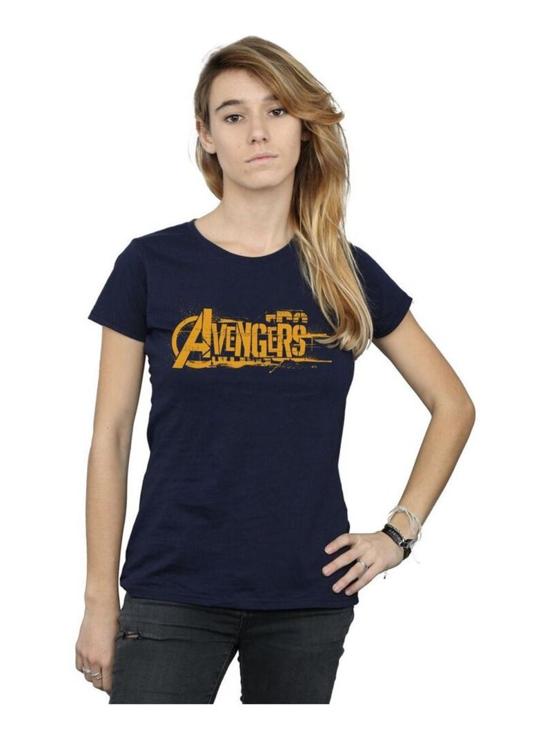 Marvel - T-shirt AVENGERS INFINITY WAR Bleu marine - Kiabi