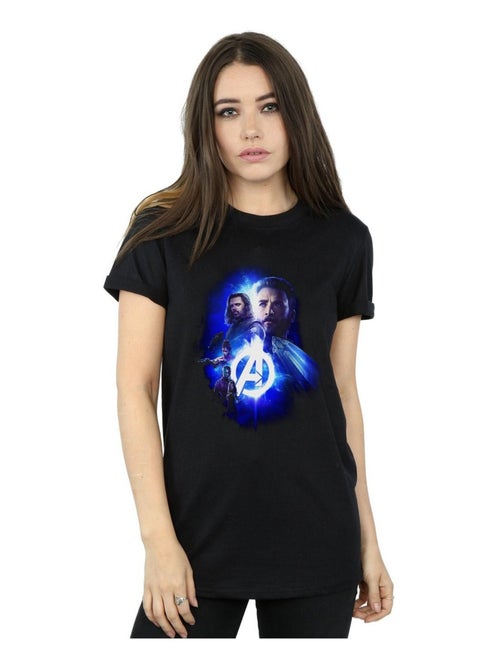 Marvel - T-shirt AVENGERS INFINITY WAR CAP TEAM UP - Kiabi