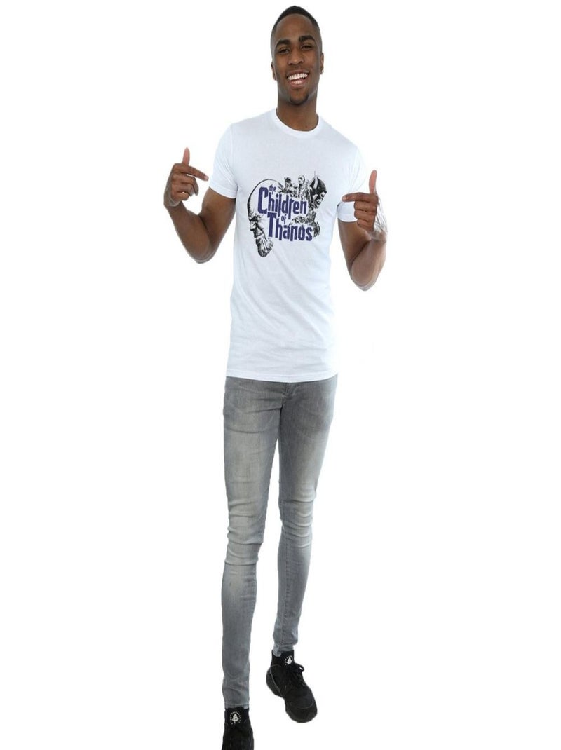 Marvel - T-shirt AVENGERS INFINITY WAR CHILDREN OF THANOS Blanc - Kiabi