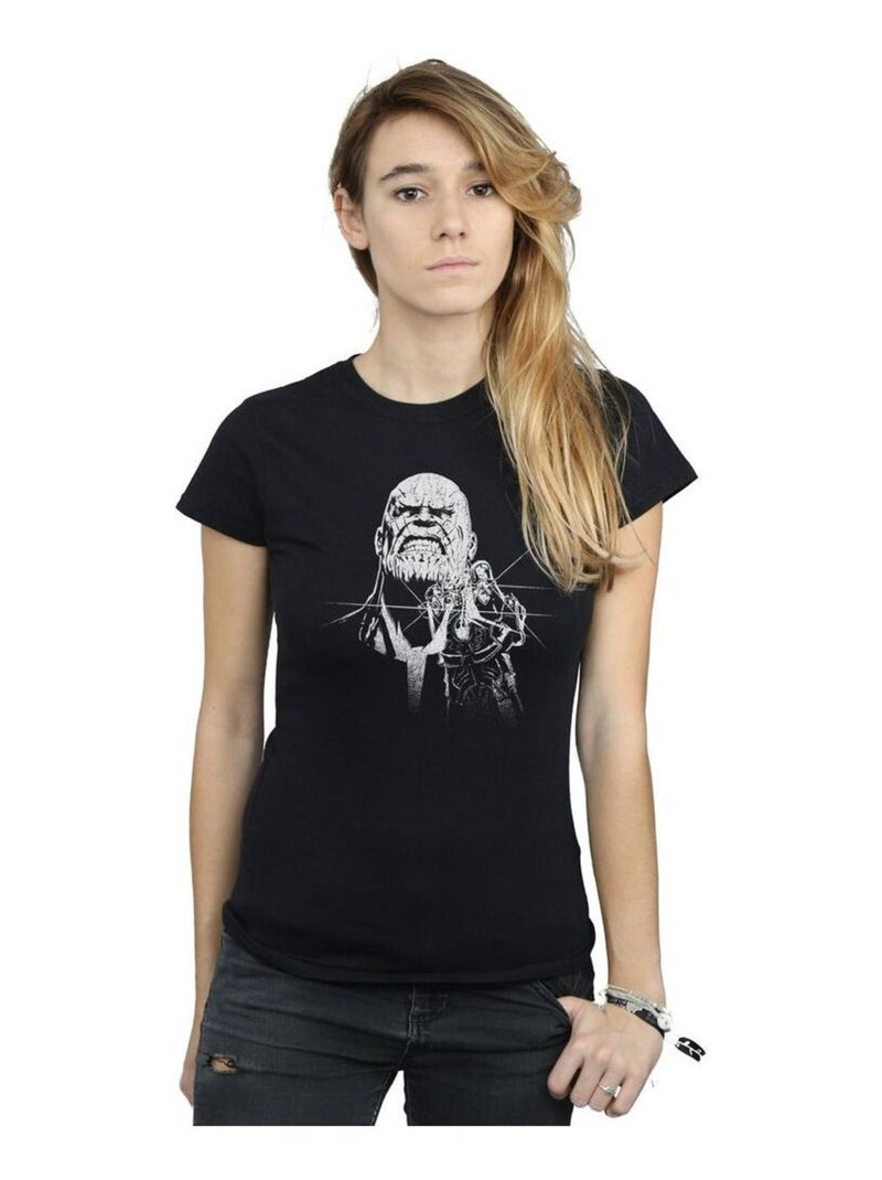 Marvel - T-shirt AVENGERS INFINITY WAR FIERCE Noir - Kiabi