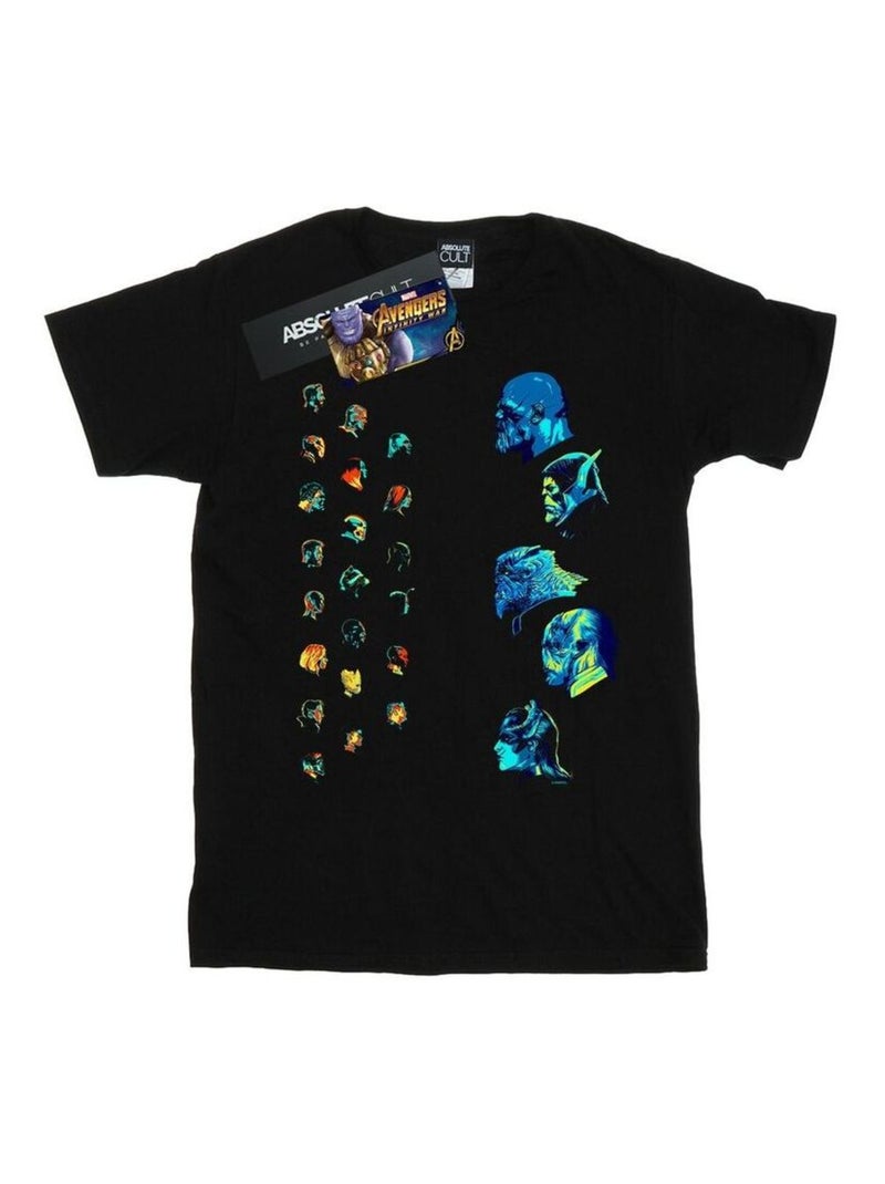 Marvel - T-shirt AVENGERS INFINITY WAR GALACTIC ASSEMBLY Noir - Kiabi