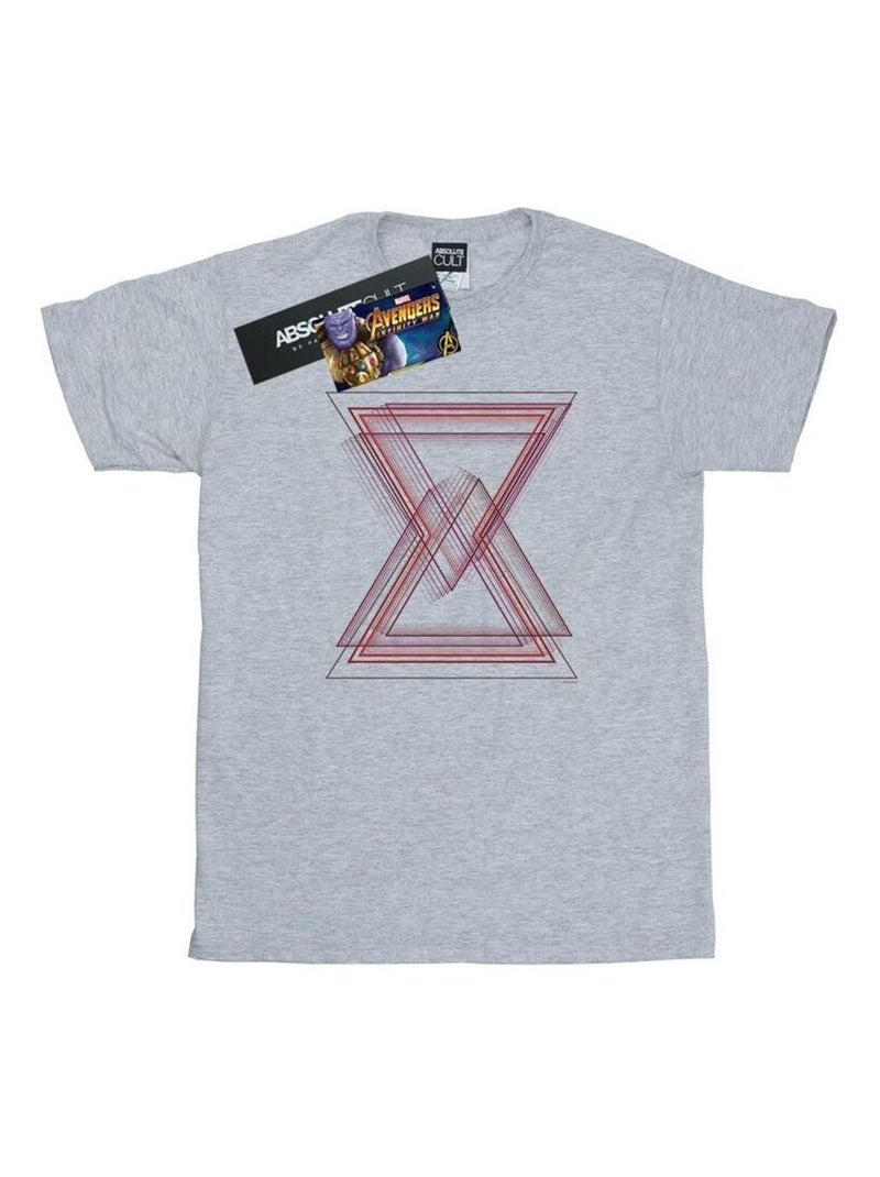 Marvel - T-shirt AVENGERS INFINITY WAR Gris chiné - Kiabi