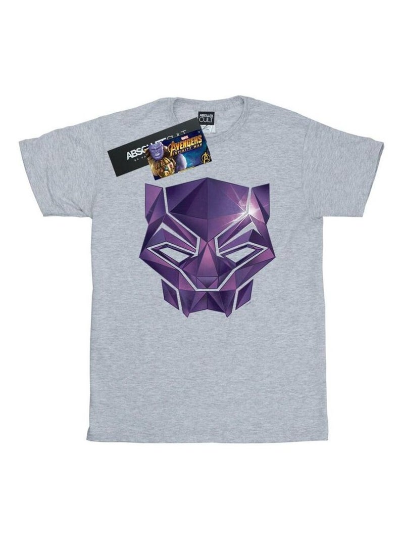 Marvel - T-shirt AVENGERS INFINITY WAR Gris chiné - Kiabi