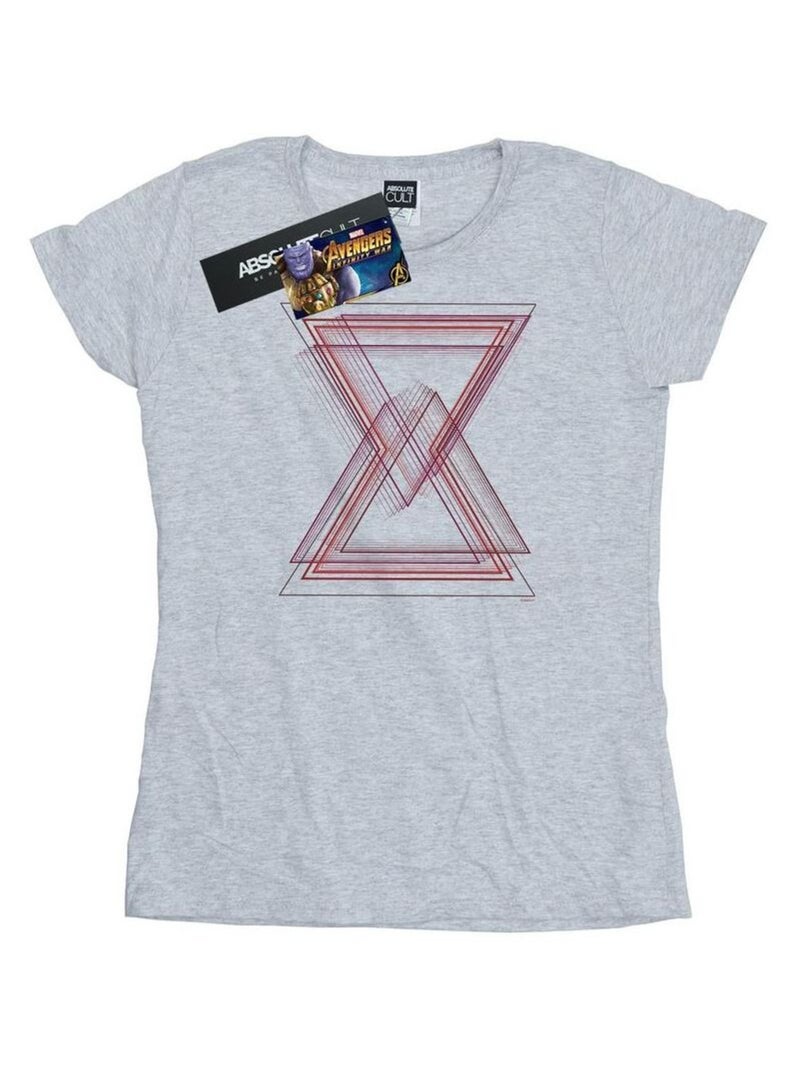 Marvel - T-shirt AVENGERS INFINITY WAR Gris chiné - Kiabi