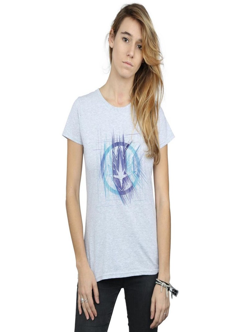 Marvel - T-shirt AVENGERS INFINITY WAR GUARDIAN Gris chiné - Kiabi