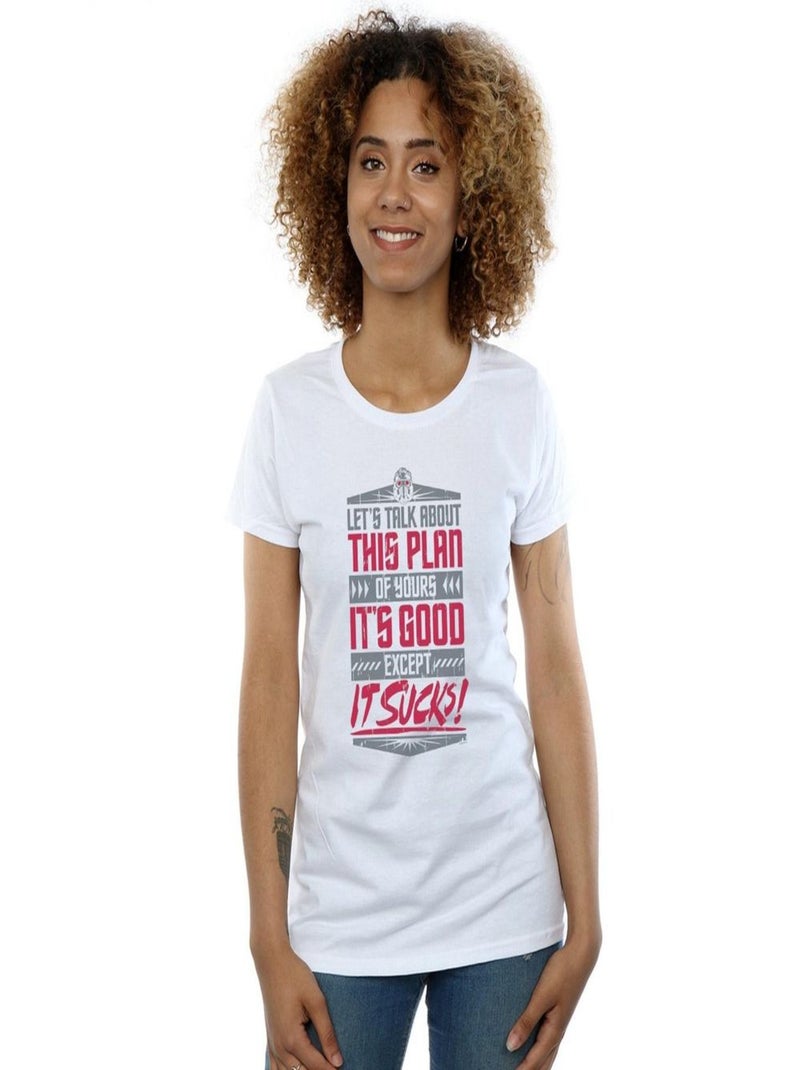 Marvel - T-shirt AVENGERS INFINITY WAR IT SUCKS Blanc - Kiabi