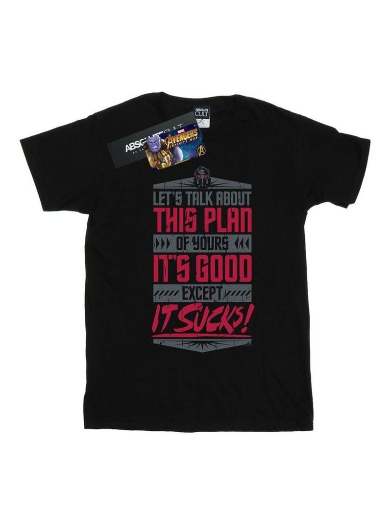 Marvel - T-shirt AVENGERS INFINITY WAR IT SUCKS Noir - Kiabi