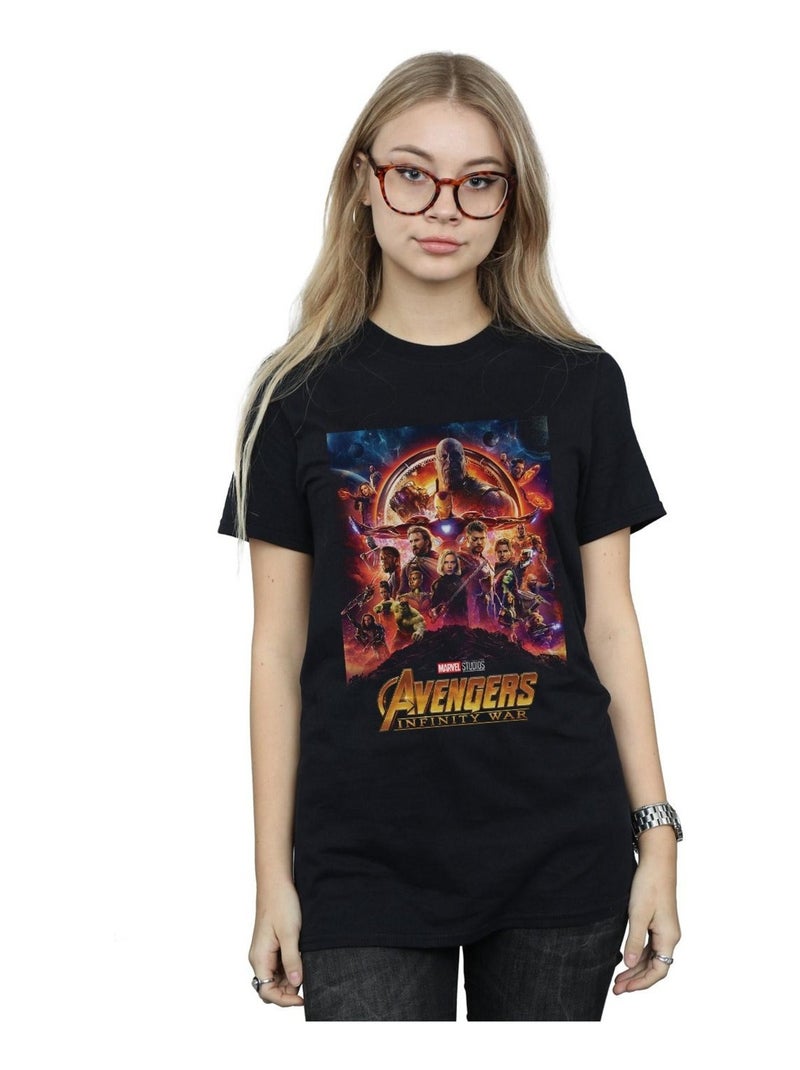 Marvel - T-shirt AVENGERS INFINITY WAR Noir - Kiabi