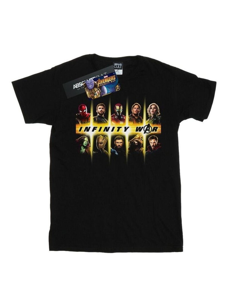 Marvel - T-shirt AVENGERS INFINITY WAR Noir - Kiabi