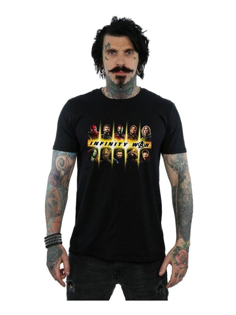 Marvel - T-shirt AVENGERS INFINITY WAR Noir - Kiabi