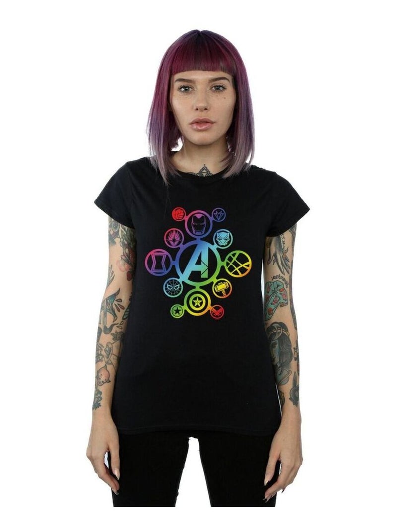 Marvel - T-shirt Avengers: Infinity War Noir - Kiabi