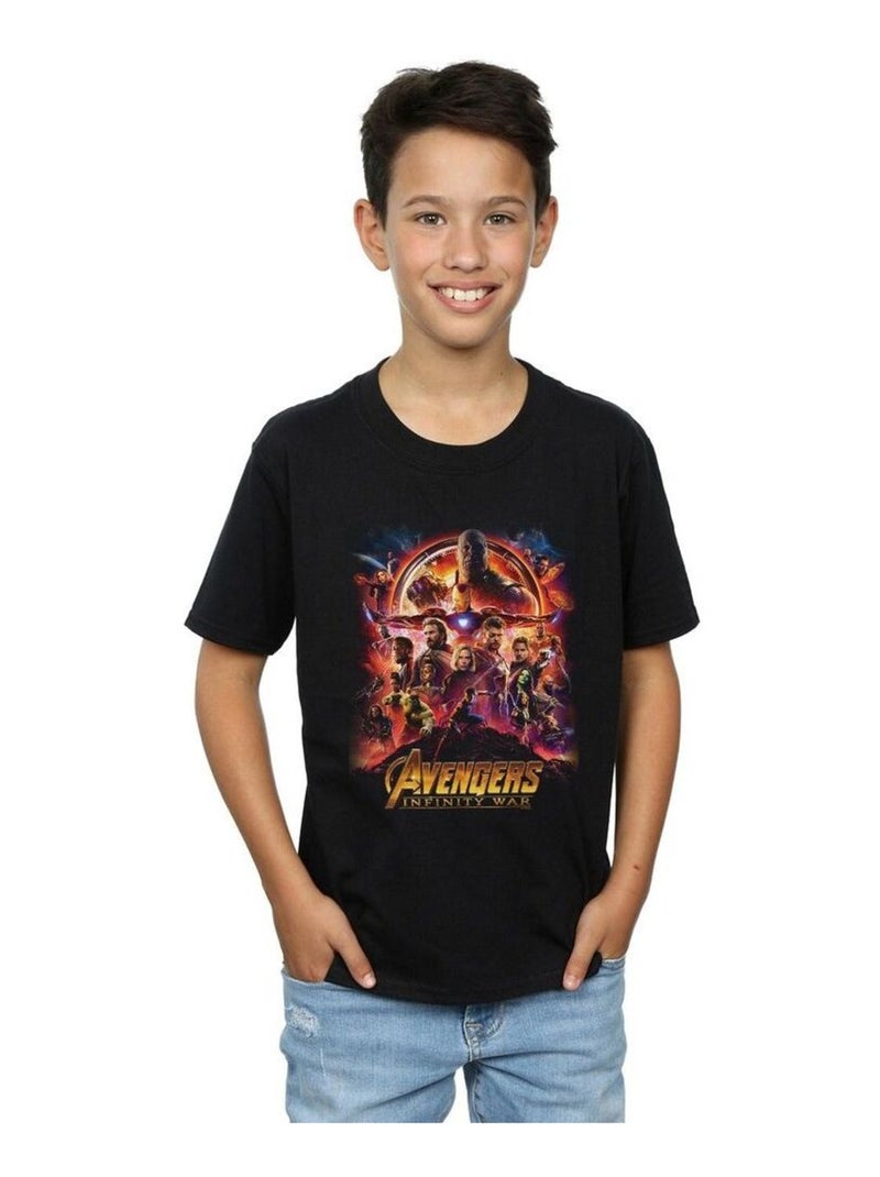 Marvel - T-shirt AVENGERS INFINITY WAR Noir - Kiabi