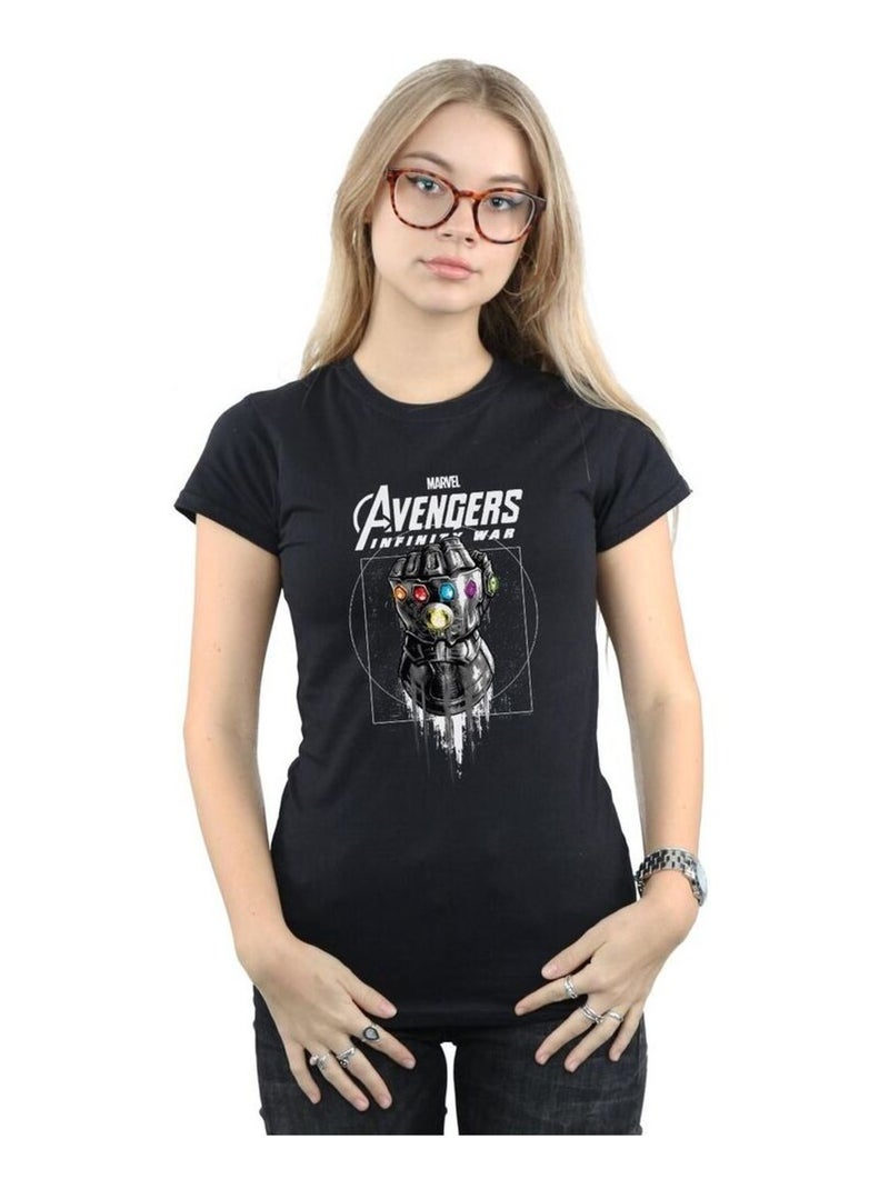 Marvel - T-shirt AVENGERS INFINITY WAR Noir - Kiabi