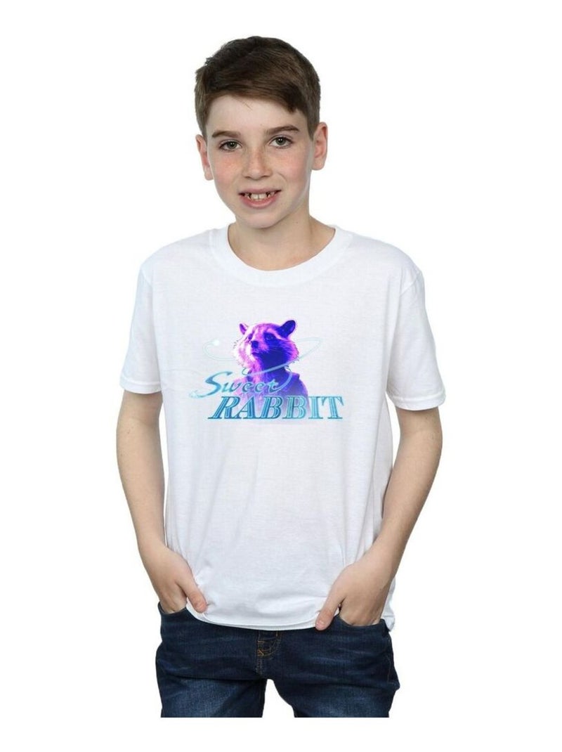 Marvel - T-shirt AVENGERS INFINITY WAR SWEET RABBIT Blanc - Kiabi