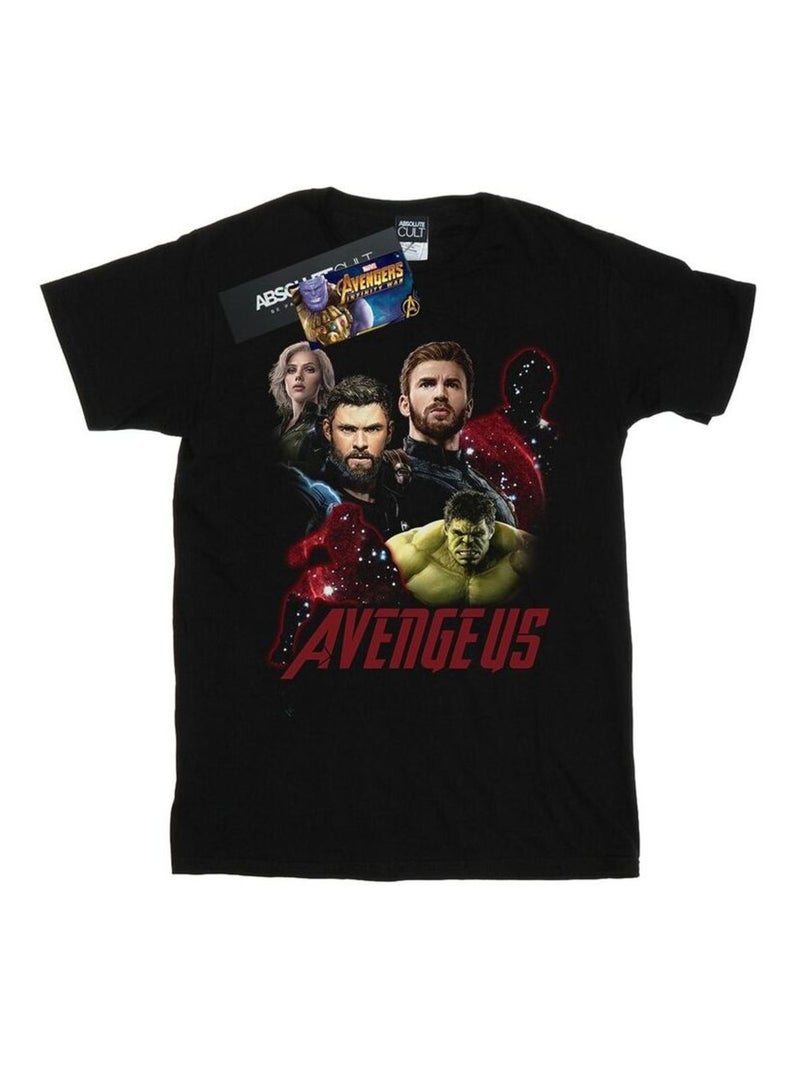 Marvel - T-shirt AVENGERS INFINITY WAR THE FALLEN Noir - Kiabi