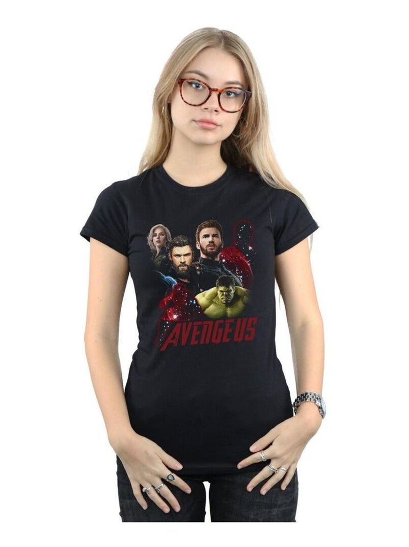 Marvel - T-shirt AVENGERS INFINITY WAR THE FALLEN Noir - Kiabi