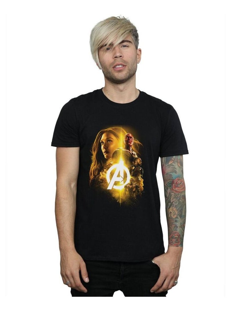 Marvel - T-shirt AVENGERS INFINITY WAR WITCH TEAM UP Noir - Kiabi