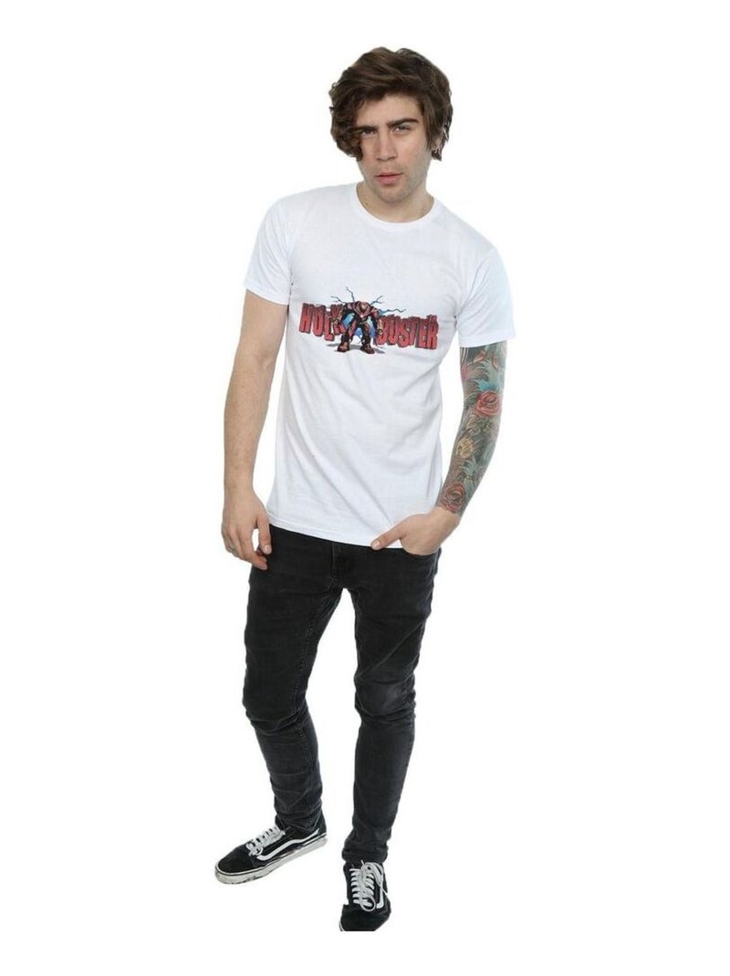 Marvel - T-shirt AVENGERS INFINITY WARBUSTER 2.0 Blanc - Kiabi