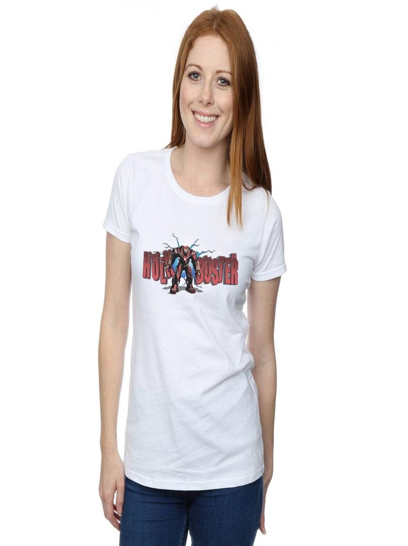 Marvel - T-shirt AVENGERS INFINITY WARBUSTER 2.0 Blanc - Kiabi