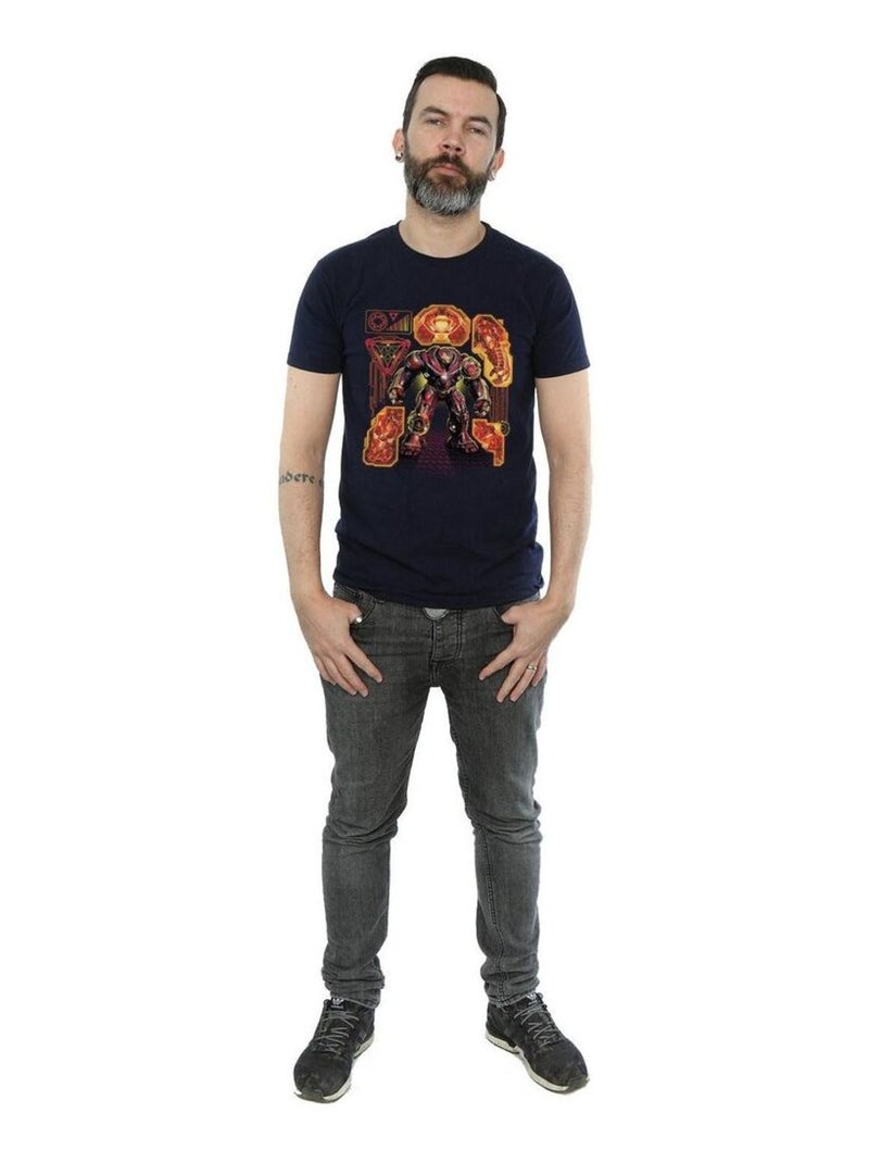 Marvel - T-shirt AVENGERS INFINITY WARBUSTER Bleu marine - Kiabi
