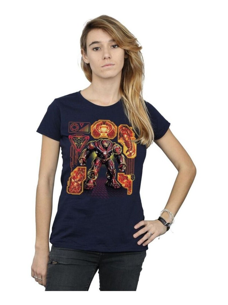 Marvel - T-shirt AVENGERS INFINITY WARBUSTER Bleu marine - Kiabi
