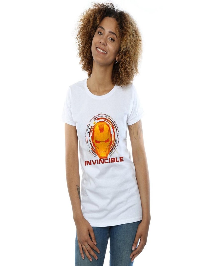 Marvel - T-shirt AVENGERS INVINCIBLE Blanc - Kiabi