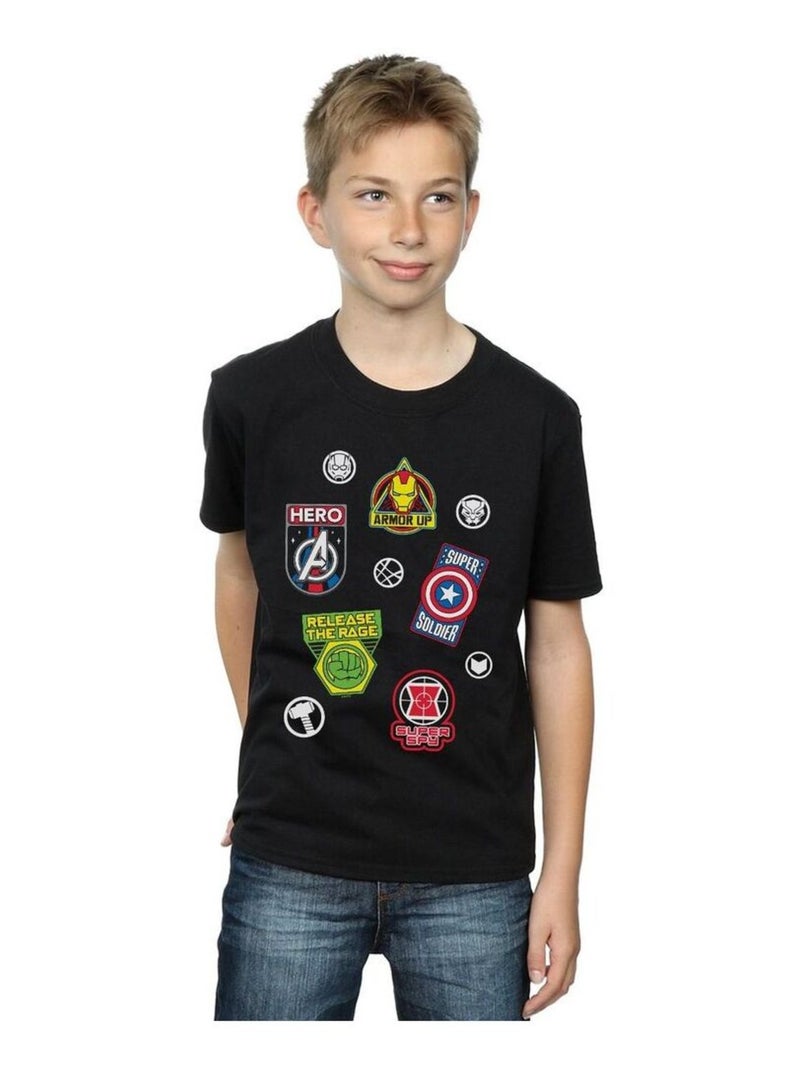 Marvel - T-shirt AVENGERS Noir - Kiabi