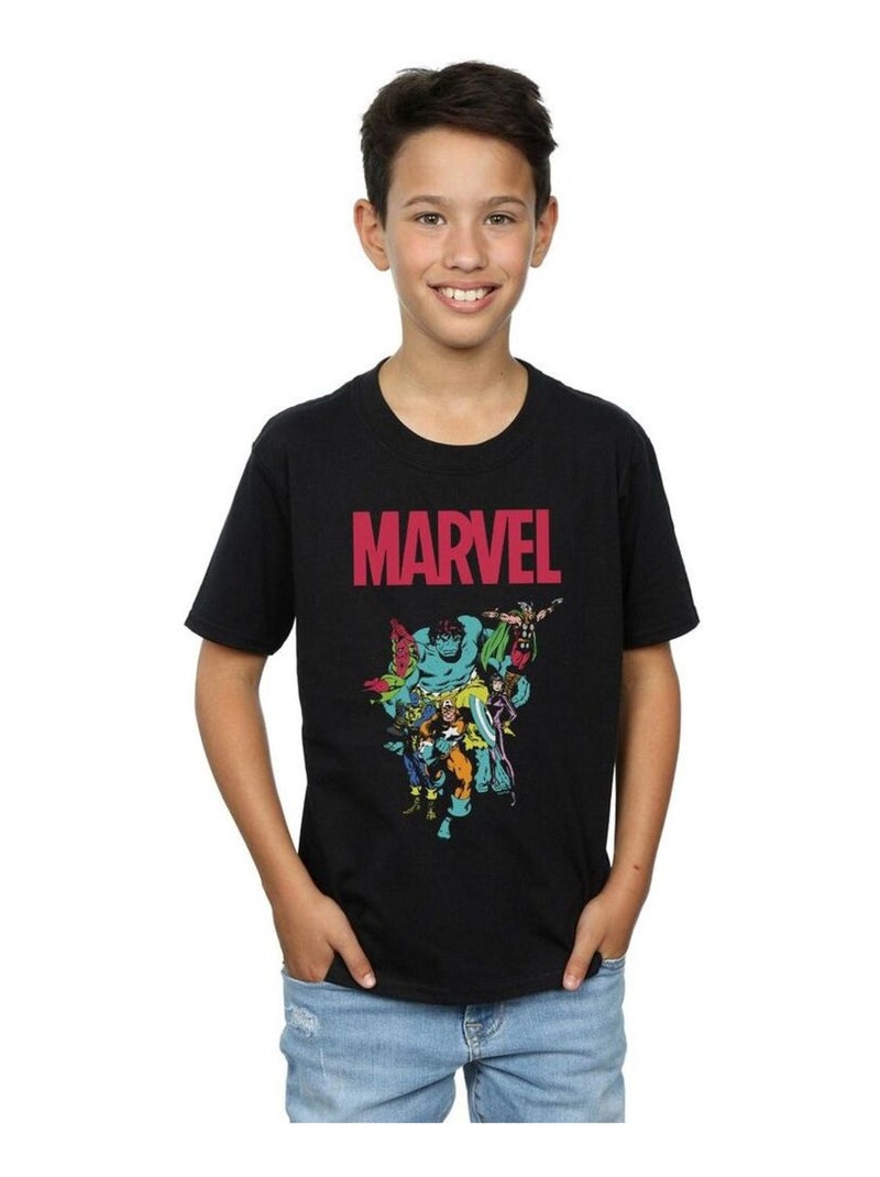 Marvel - T-shirt AVENGERS Noir - Kiabi