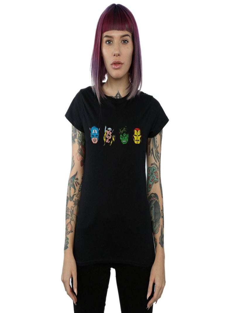 Marvel - T-shirt AVENGERS Noir - Kiabi