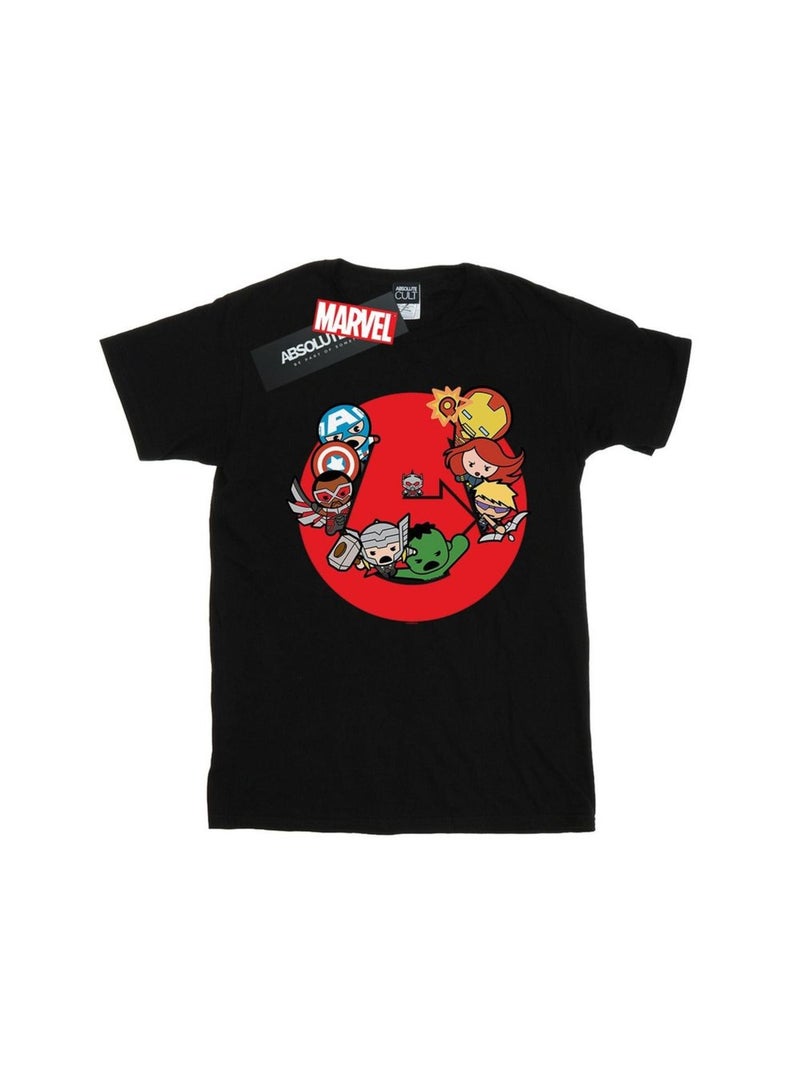 Marvel - T-shirt AVENGERS READY STEADY WAR Noir - Kiabi