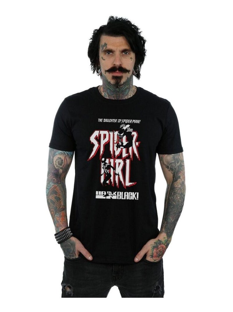 Marvel - T-shirt BACK IN BLACK Noir - Kiabi