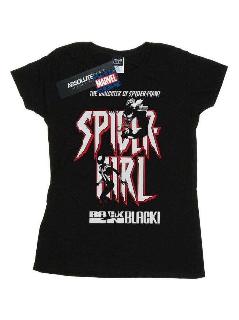 Marvel - T-shirt BACK IN BLACK Noir - Kiabi