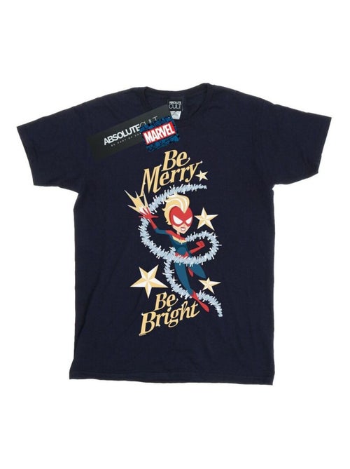 Marvel - T-shirt BE MERRY BE BRIGHT - Kiabi