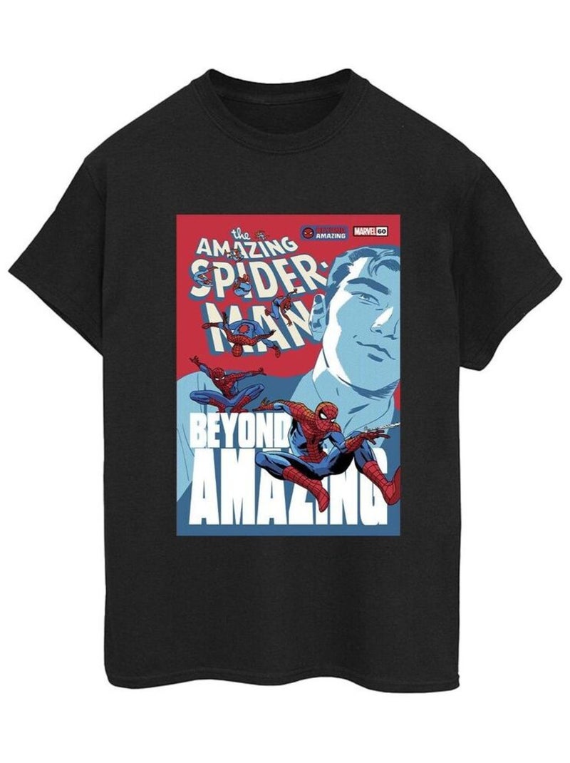 Marvel - T-shirt BEYOND AMAZING Noir - Kiabi