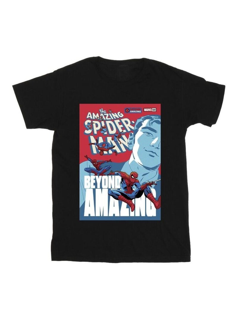 Marvel - T-shirt BEYOND AMAZING Noir - Kiabi