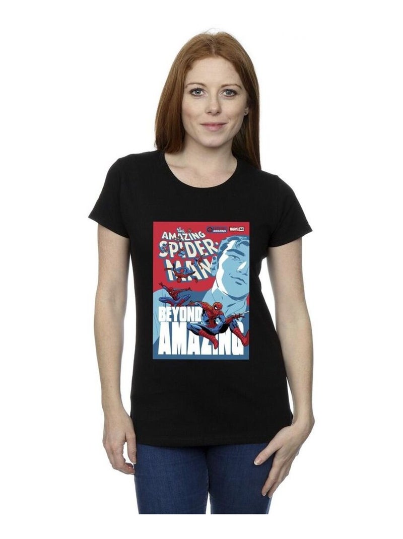 Marvel - T-shirt BEYOND AMAZING Noir - Kiabi