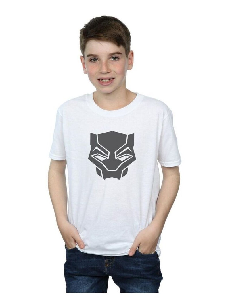 Marvel - T-shirt BLACK ON BLACK Blanc - Kiabi