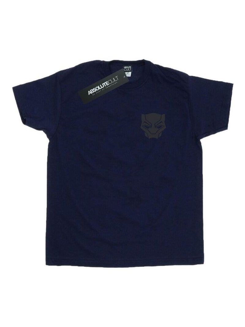 Marvel - T-shirt BLACK ON BLACK Bleu marine - Kiabi