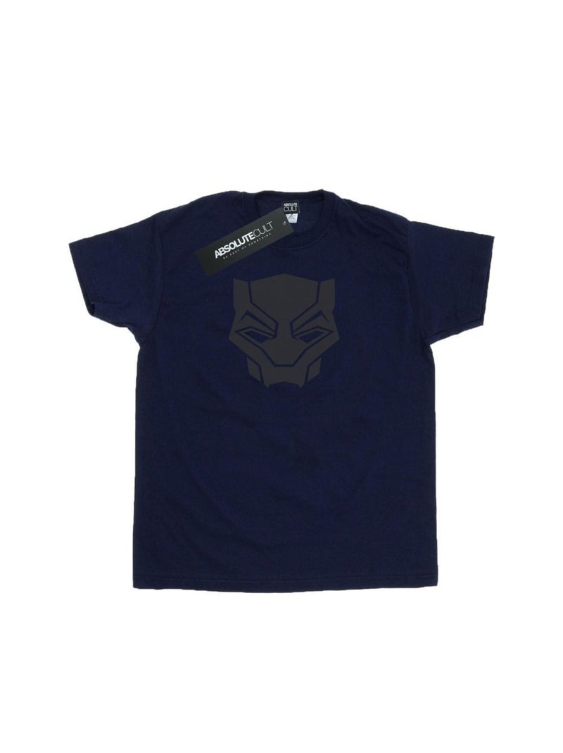 Marvel - T-shirt BLACK ON BLACK Bleu marine - Kiabi