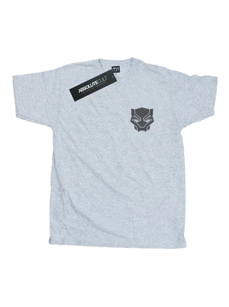 Marvel - T-shirt BLACK ON BLACK Gris chiné - Kiabi