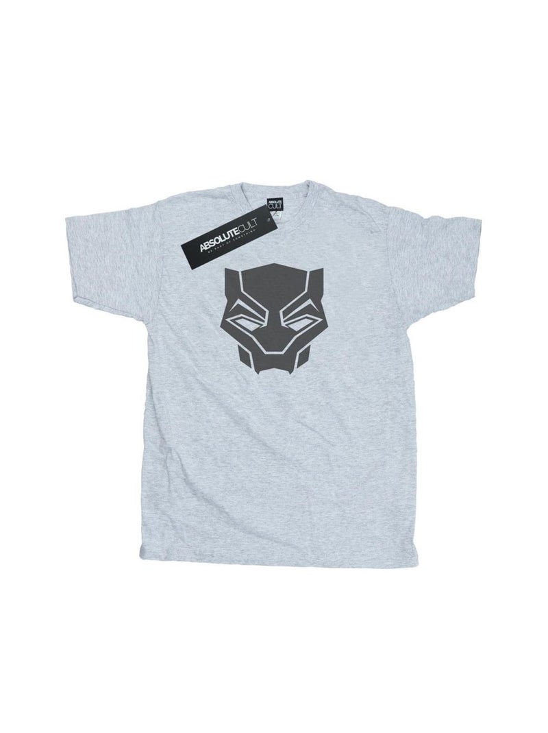 Marvel - T-shirt BLACK ON BLACK Gris chiné - Kiabi