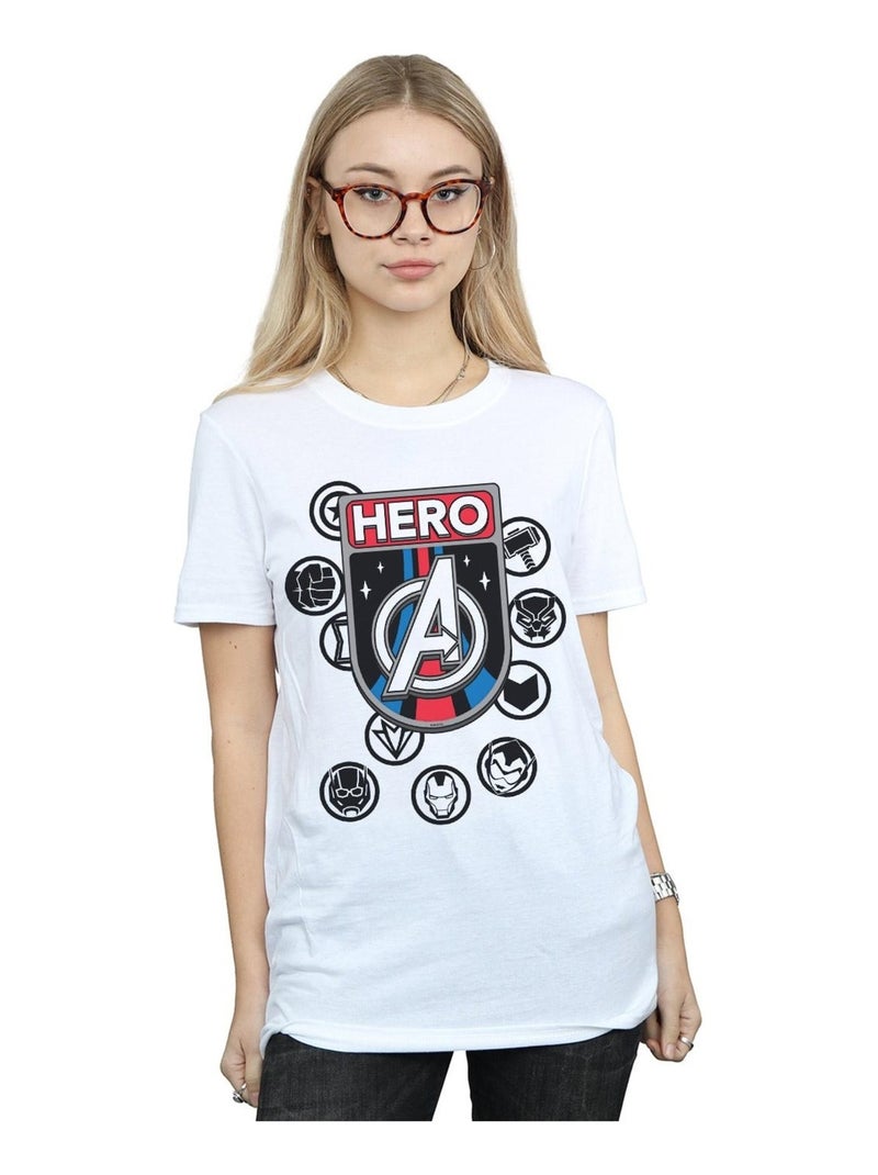 Marvel - T-shirt Blanc - Kiabi