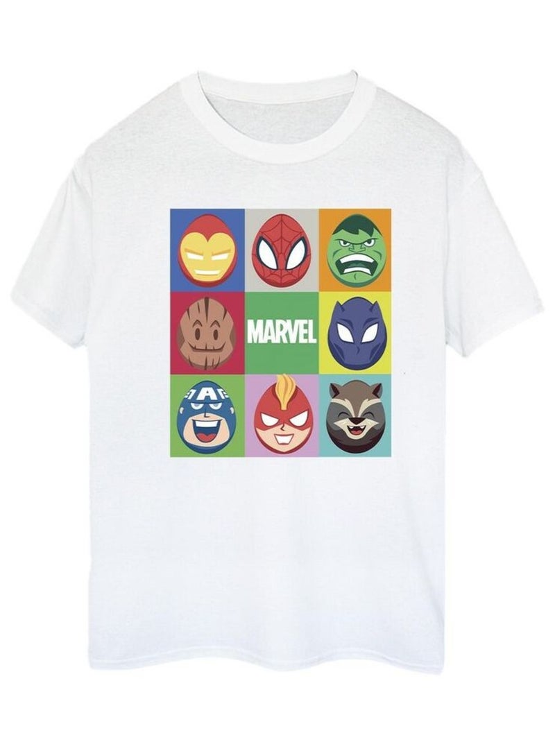 Marvel - T-shirt Blanc - Kiabi